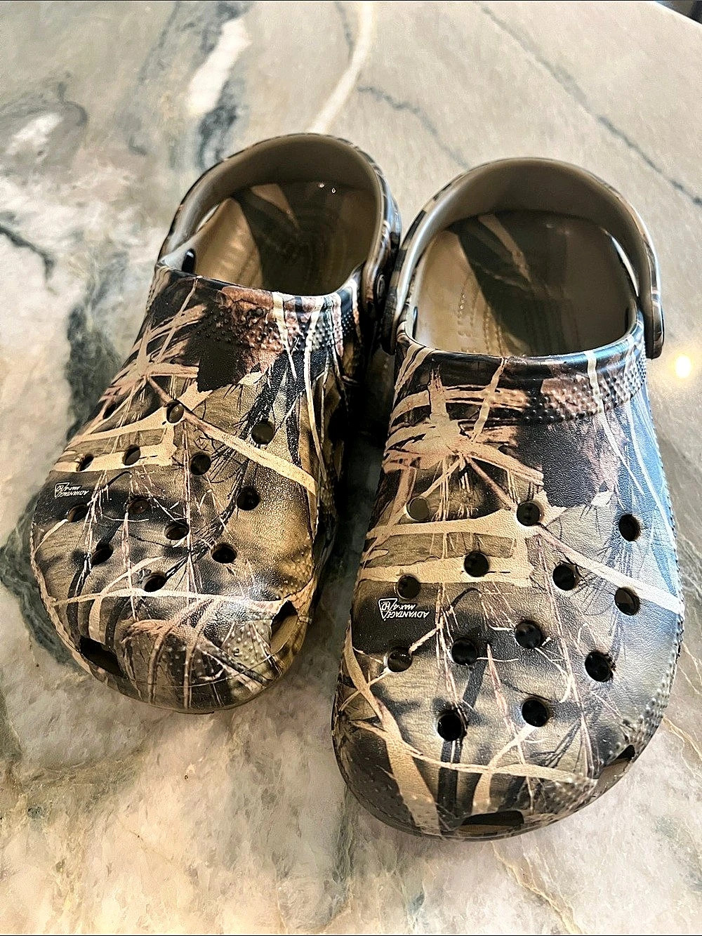 Crocs Classic Realtree Advantage Max-4 HD Clog Camo Men’s US 7